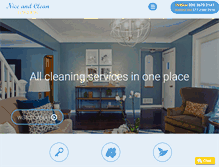 Tablet Screenshot of niceandcleanlondon.co.uk